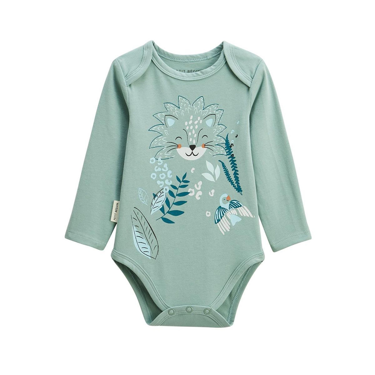 Petit Béguin Lot de 2 bodies bébé manches longues Roméo