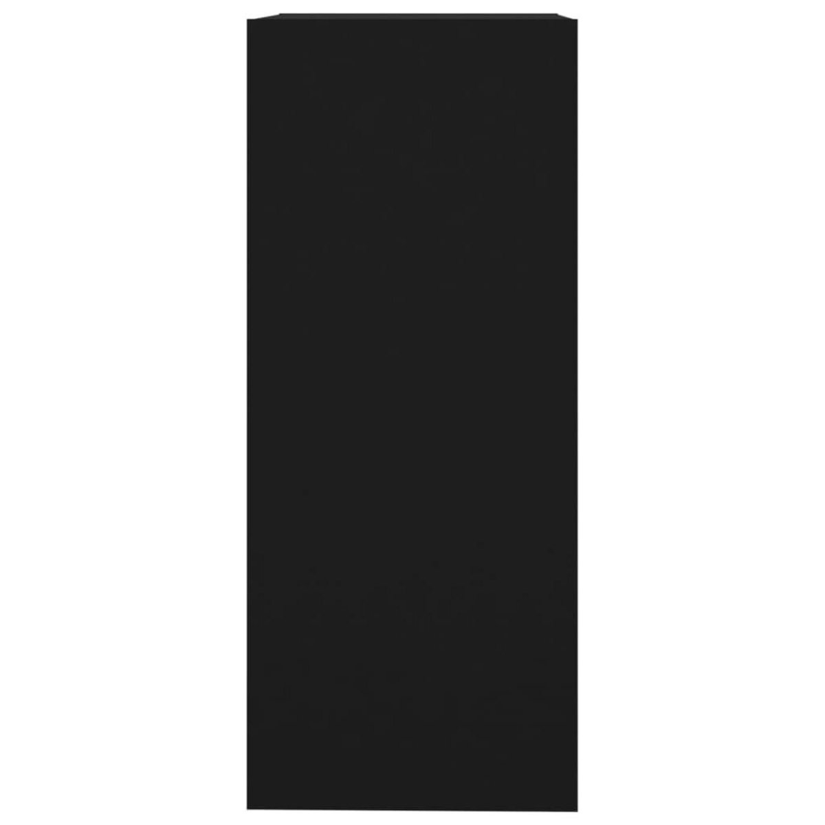 VIDAXL Bibliotheque/Cloison de separation Noir 40x30x72 cm