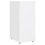 Voir la diapositive 4 : VIDAXL Classeur mobile Blanc 28x41x69 cm Metal