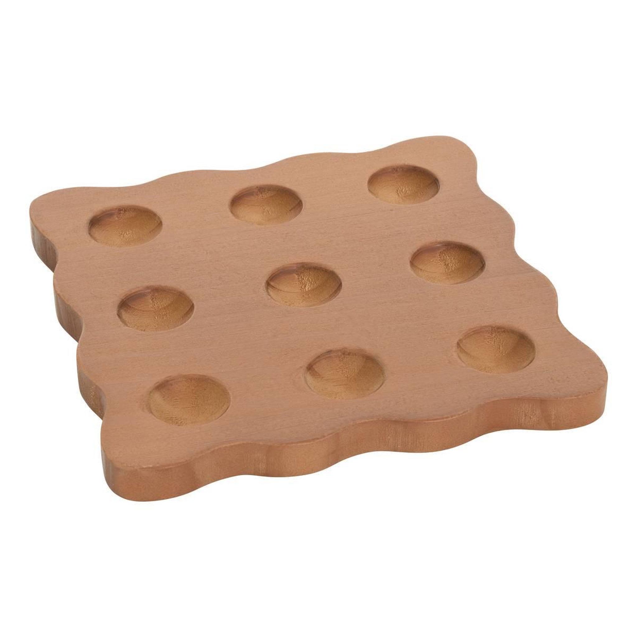 Voir la diapositive 2 : ATMOSPHERA Jeu de morpion en bois  eleana  20cm multicolore