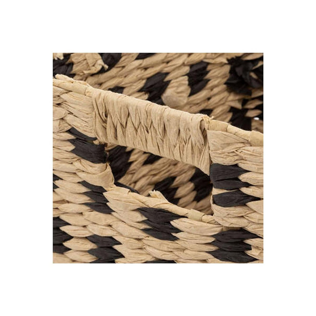 FIVE Panier Carré Déco  Terre Inconnue  31x31cm Beige