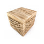 Voir la diapositive 2 : HomeStyle4U Table de chevet bois cube nature