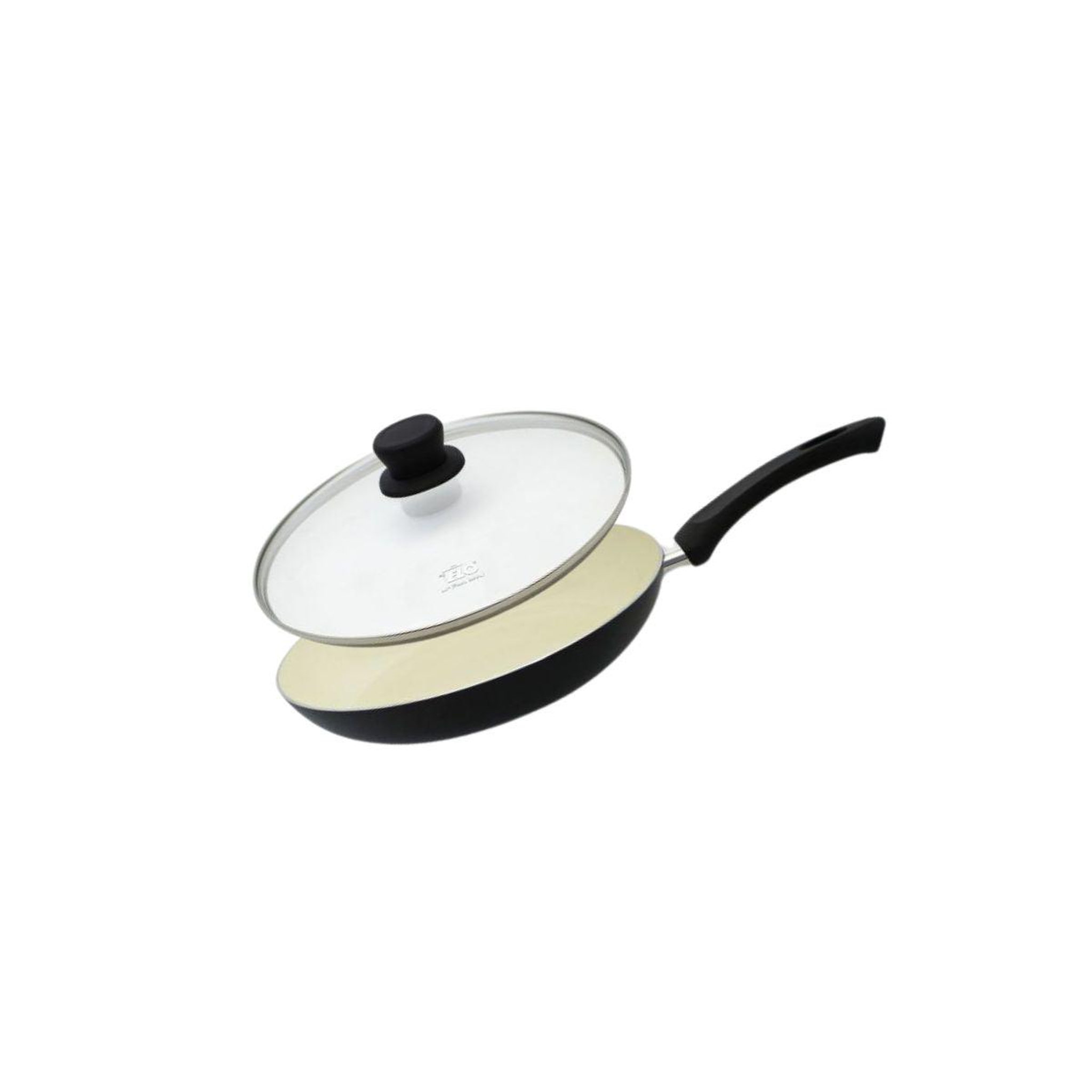 Voir la diapositive 1 : ELO Poêle 20 cm céramique sans PFAS et couvercle Elo Pure Ceramica