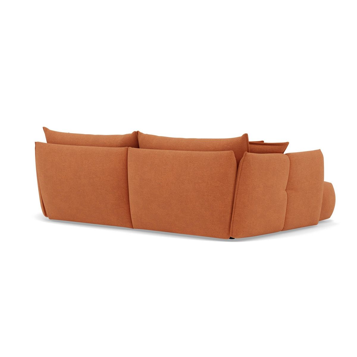 LISA DESIGN Cassiopee - canapé d'angle gauche 4 places en tissu texturé