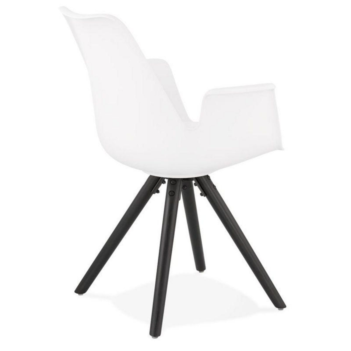 Paris Prix Chaise Design avec Accoudoirs  Zayven  82cm Blanc