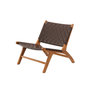 Voir la diapositive 4 : Paris Prix Fauteuil Design en Teck  Rike  80cm Marron