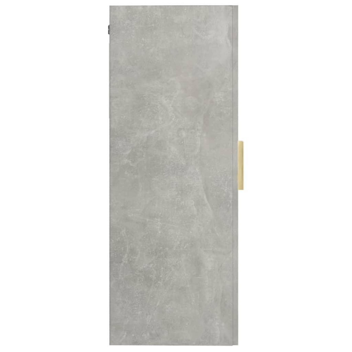 VIDAXL Armoire murale suspendue Gris beton 69,5x34x90 cm