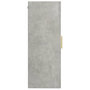 Voir la diapositive 4 : VIDAXL Armoire murale suspendue Gris beton 69,5x34x90 cm