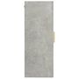 Voir la diapositive 4 : VIDAXL Armoire murale suspendue Gris beton 69,5x34x90 cm