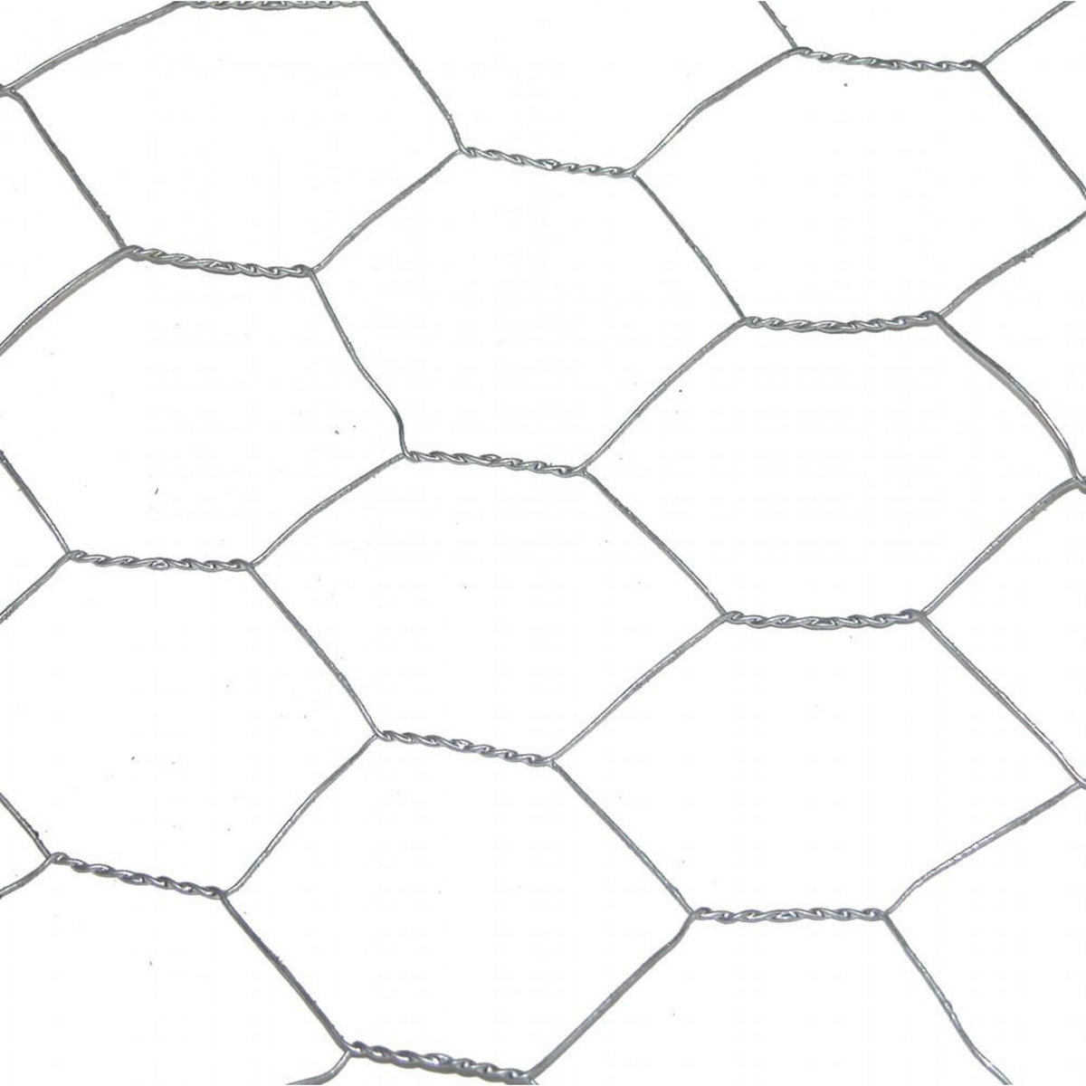 CENTRALE BRICO Grillage pour animaux triple torsion gris, H.1 x L.10 m, maille H.40 x l.40 mm