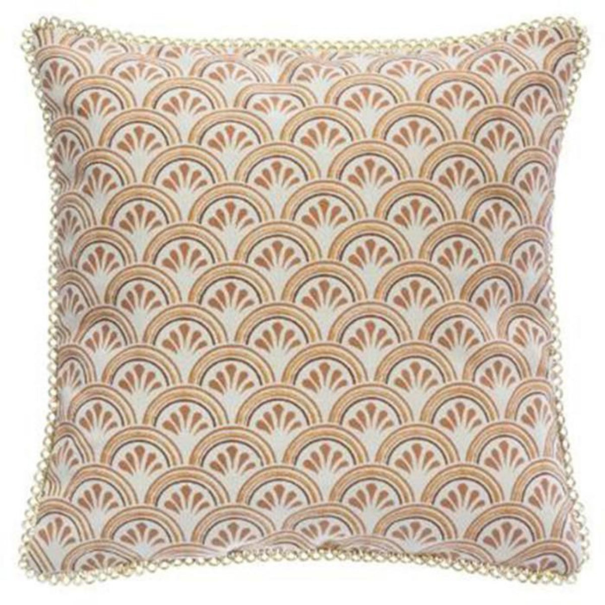 ATMOSPHERA Coussin Déco Déhoussable  Art  40x40cm Rose