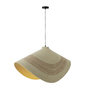 Voir la diapositive 2 : Paris Prix Suspension en Jonc de Mer  Galene  100cm Naturel & Orange