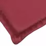 VIDAXL Coussin de chaise longue rouge bordeaux 200x50x3cm tissu oxford