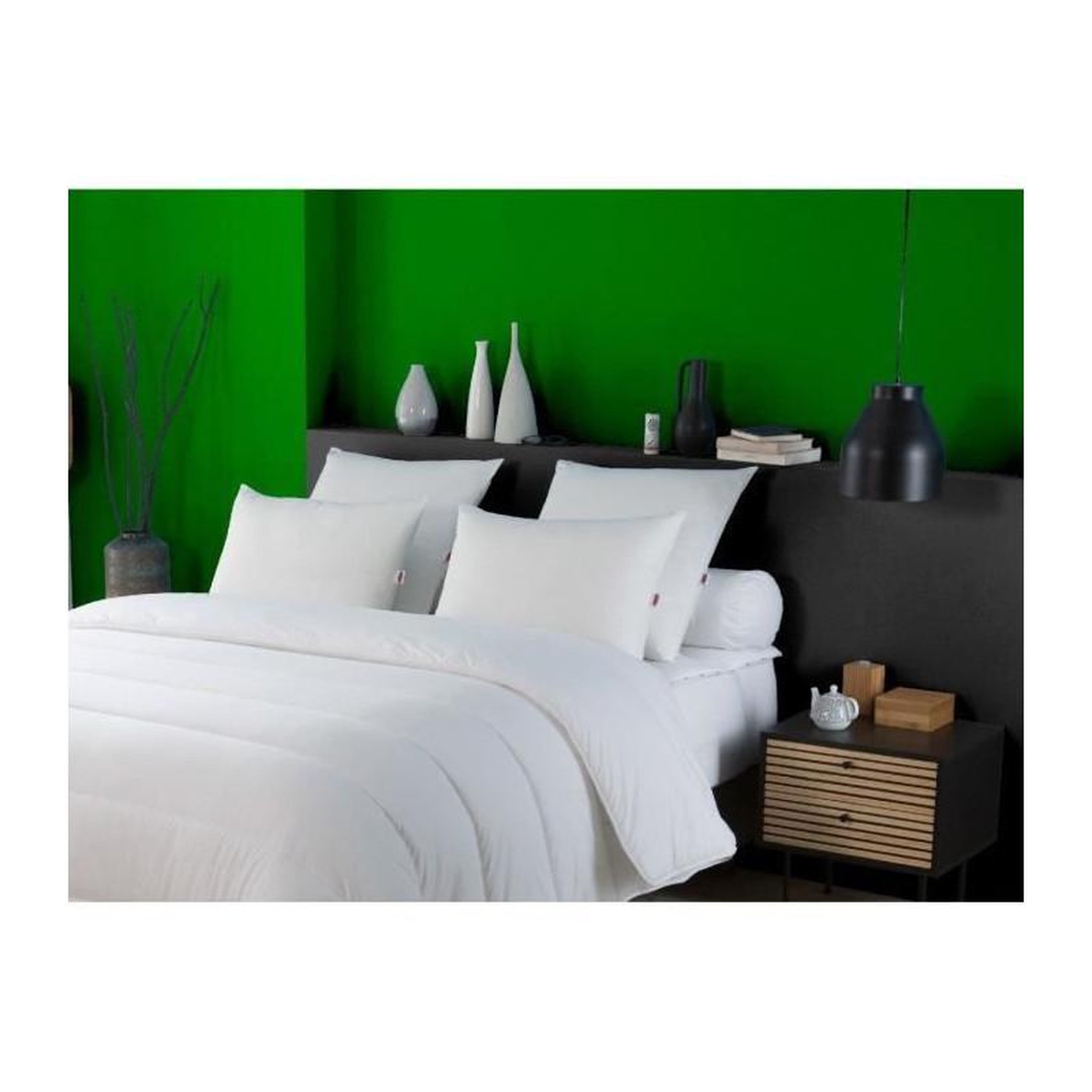Voir la diapositive 2 : DODO Oreiller anti-acariens 50x70 cm - 100% Polyester - DODO