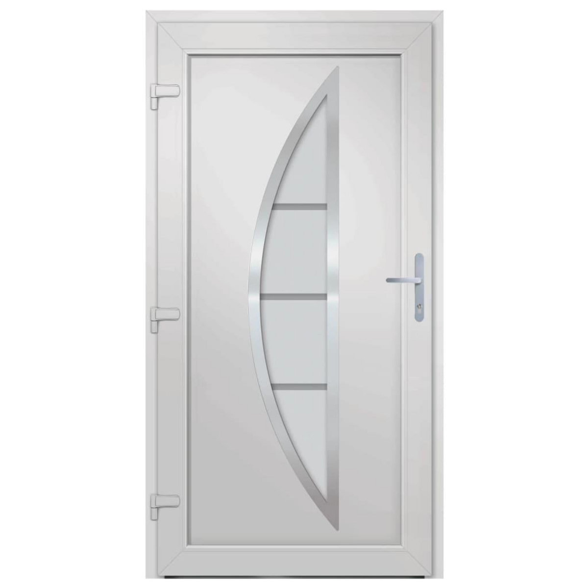 VIDAXL Porte d'entree Blanc 108x200 cm PVC