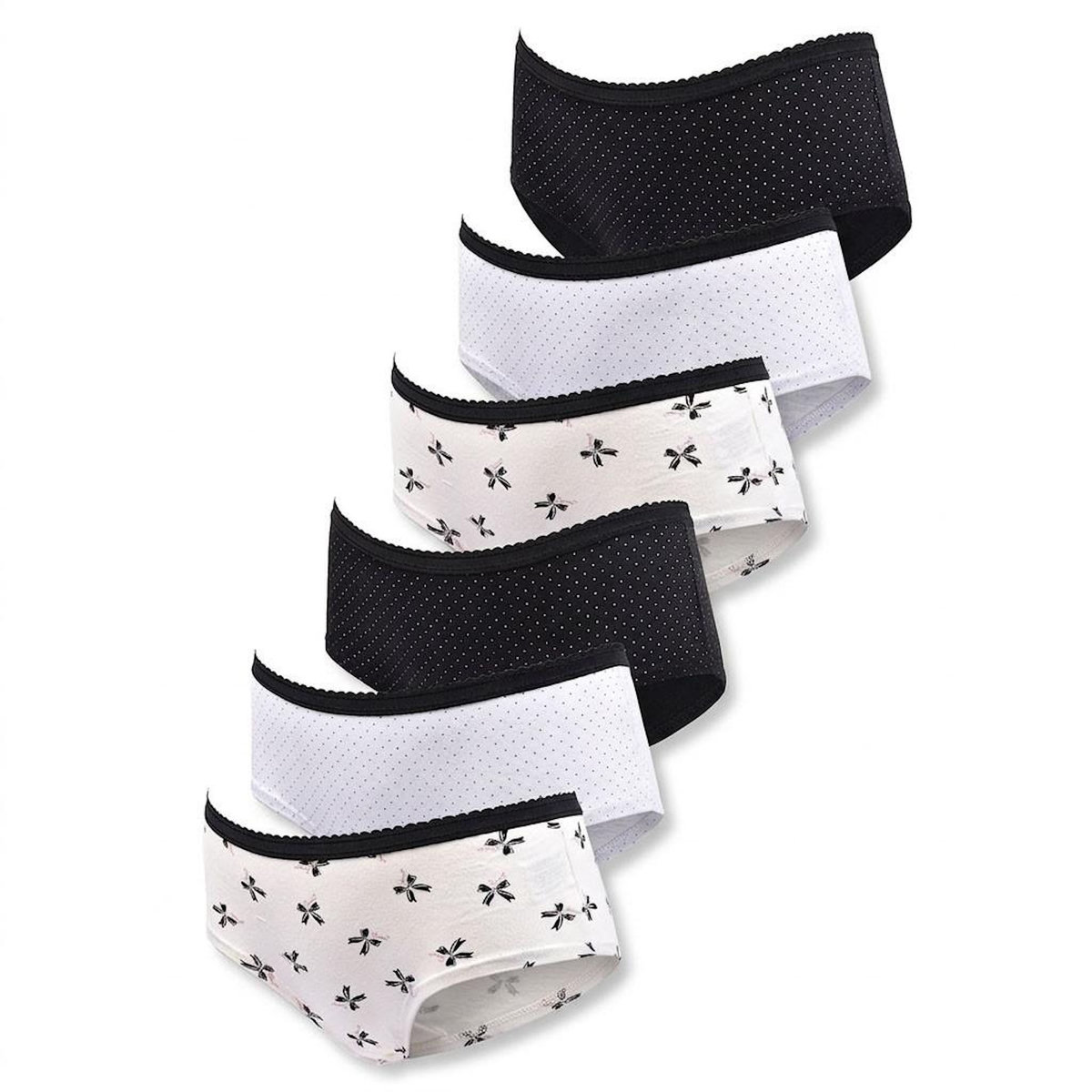 OZABI OZABI Pack Culottes Fille Coton - Lot de 6