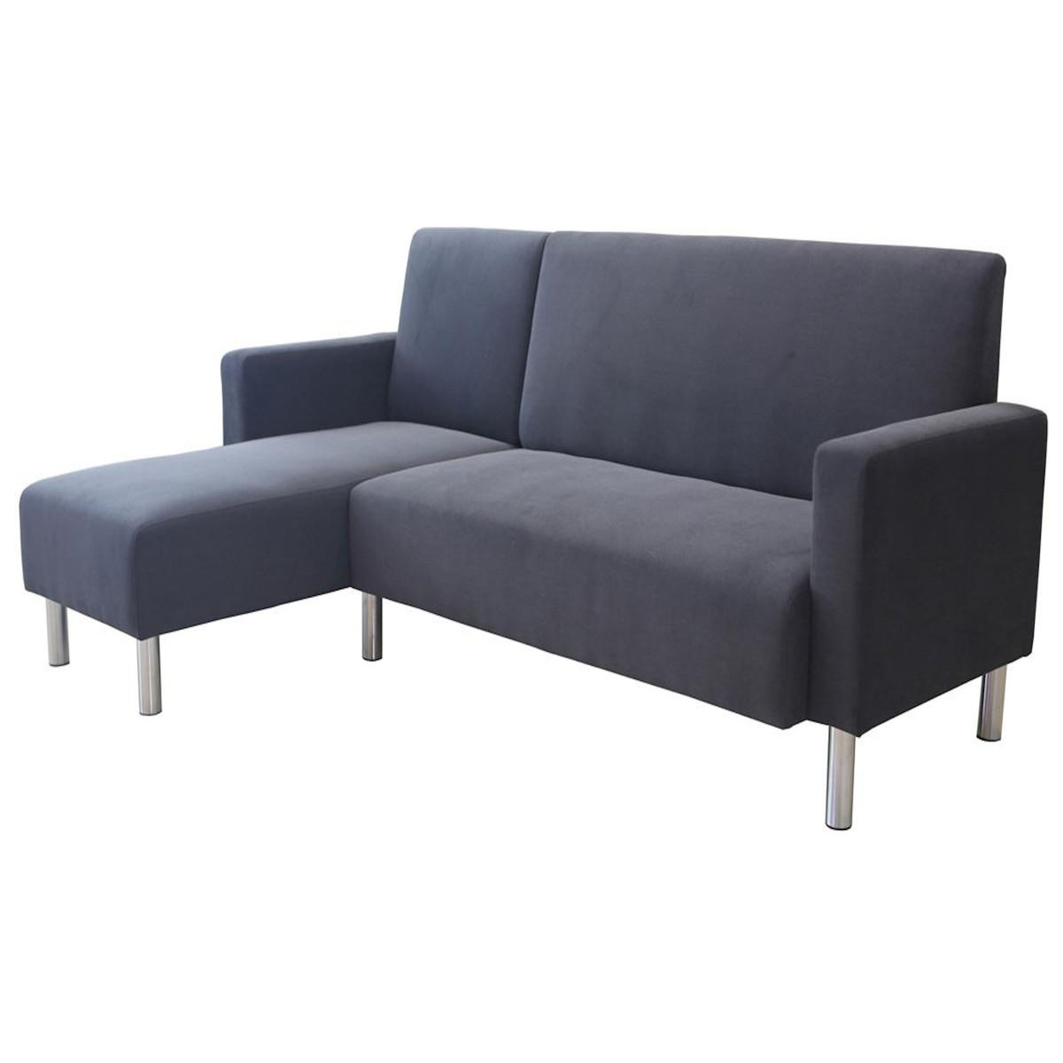 Habitat et Jardin Canapé d'angle tissu réversible  Rio  - 4 places - Gris