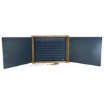 JeuJura Tableau triptyque en bois teinté chêne