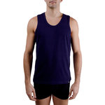 PIERRE CARDIN Débardeur homme en coton Pierre Cardin. Coloris disponibles : Bleu