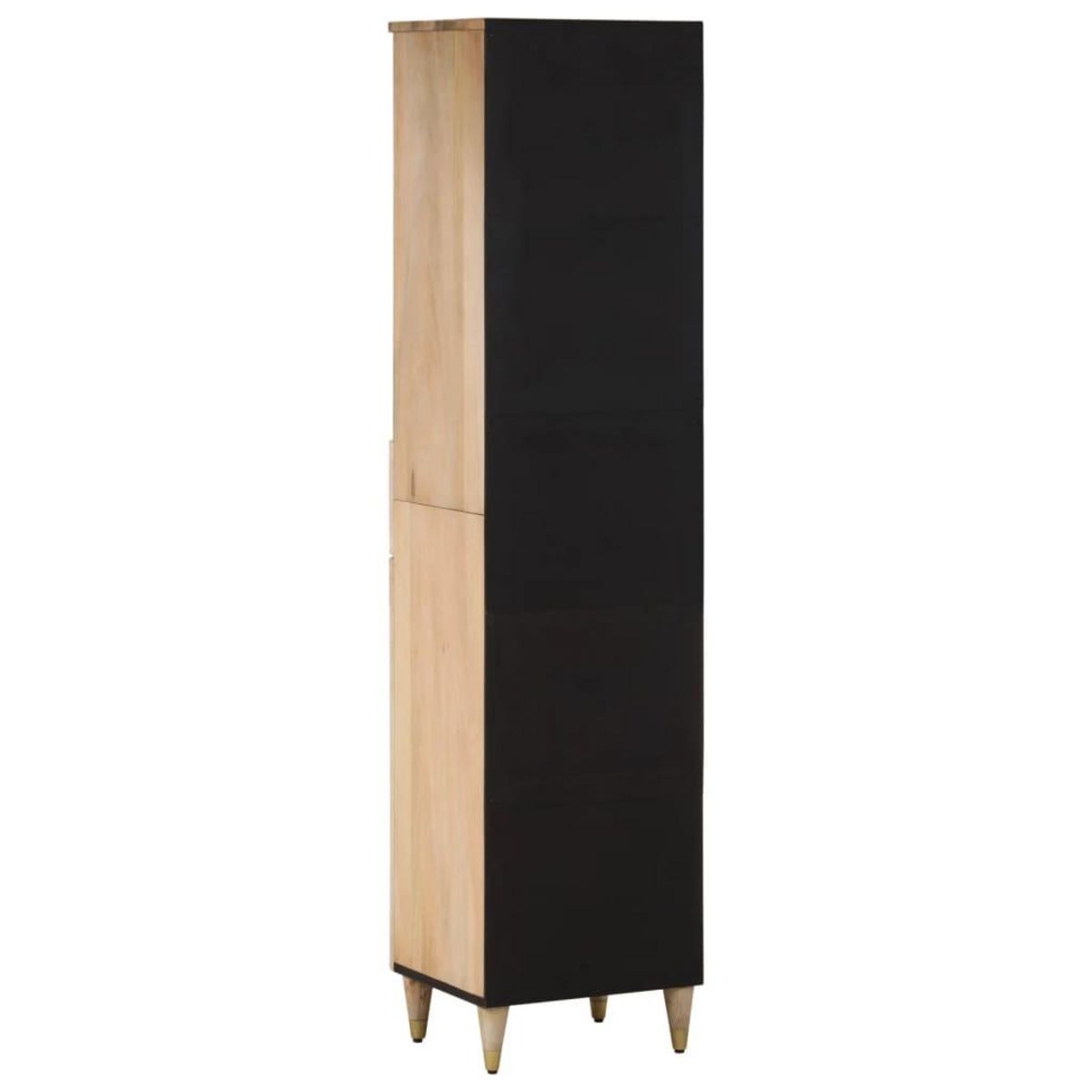 VIDAXL Armoire de salle de bain 38x33x160 cm bois massif de manguier