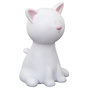 Voir la diapositive 1 : Paris Prix Lampe Veilleuse Enfant Led  Chat  19cm Blanc