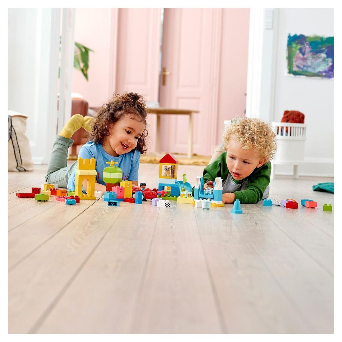 LEGO DUPLO Classic 10914 La Boîte de Briques Deluxe Jeu de Construction pour Bébés 1 an