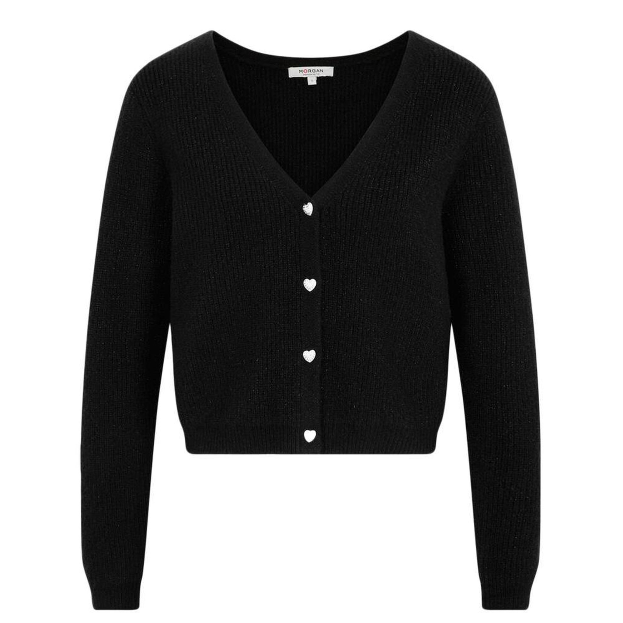 MORGAN Gilet  Femme Morgan MIMO. Coloris disponibles : Noir