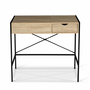 Voir la diapositive 3 : ID MARKET Coiffeuse LUIS miroir rabattable design industriel