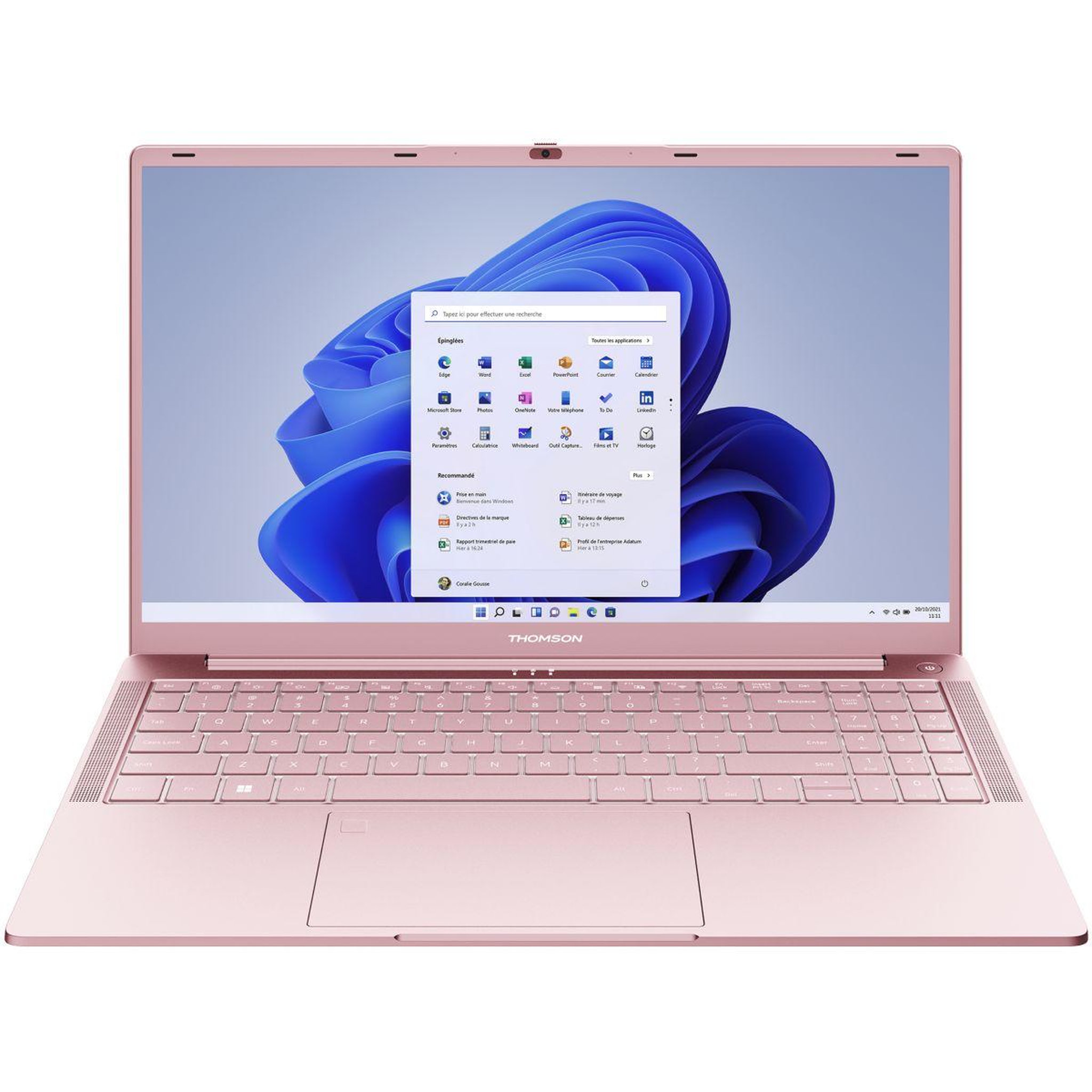 THOMSON Ordinateur portable nx15r5-16pk512 15,6  amd ryzen 5 7430u 16 go ram ddr4 ssd 512 go