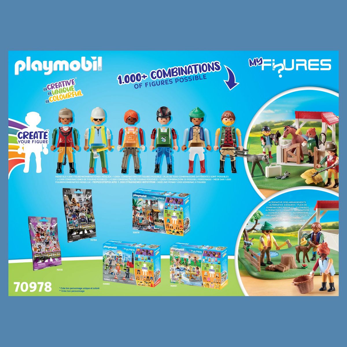 PLAYMOBIL 70978 - Figures Centre Équestre