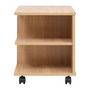 Voir la diapositive 3 : VIDAXL Etagere a roulettes 50x35x42 cm Chene