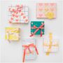 Voir la diapositive 2 : RICO DESIGN 3 papiers cadeaux coeurs et carreaux 2 m
