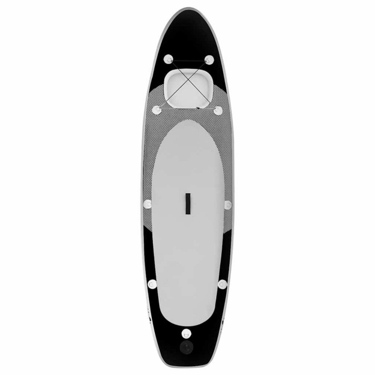 VIDAXL Ensemble de planche SUP gonflable Noir 300x76x10 cm