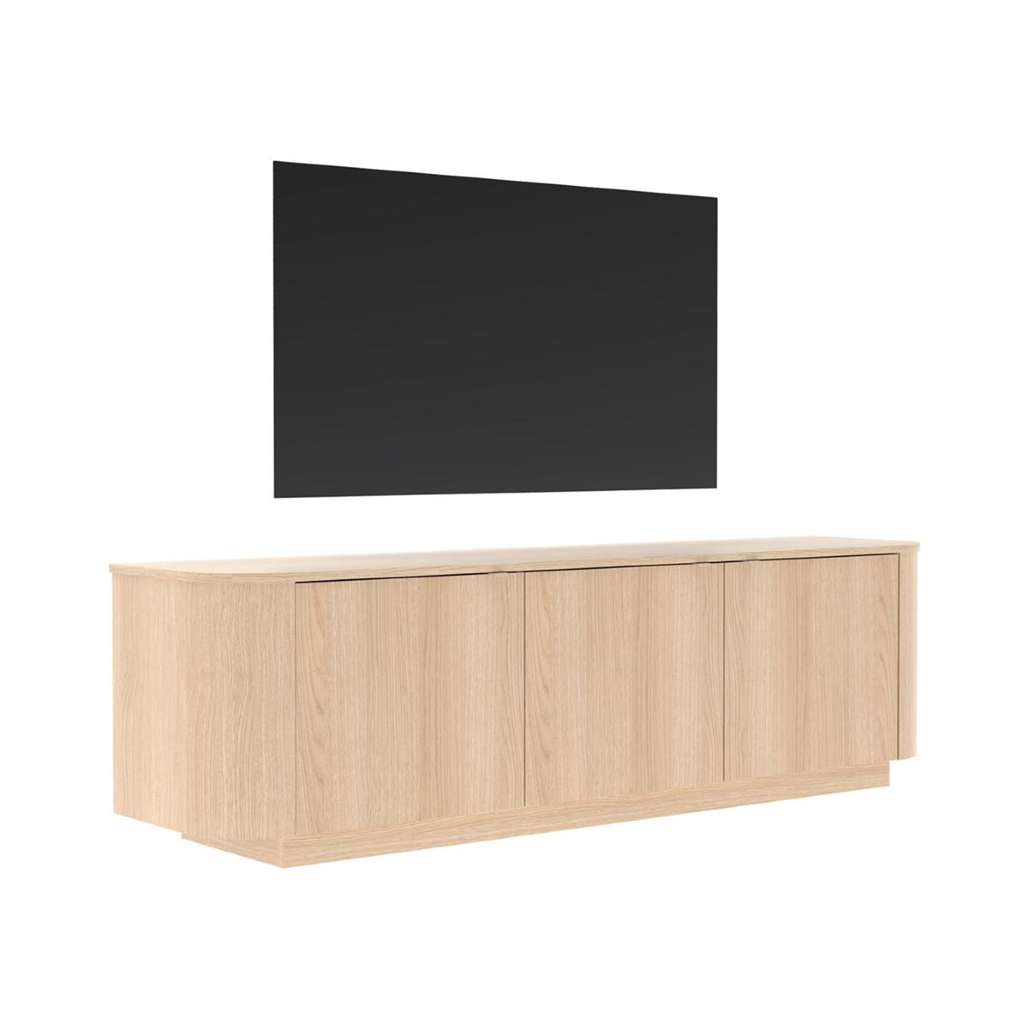 JLC KREATION Meuble tv contemporain en bois 180cm tika