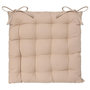 Voir la diapositive 1 : ATMOSPHERA Galette de Chaise  Binga  38x38cm Lin