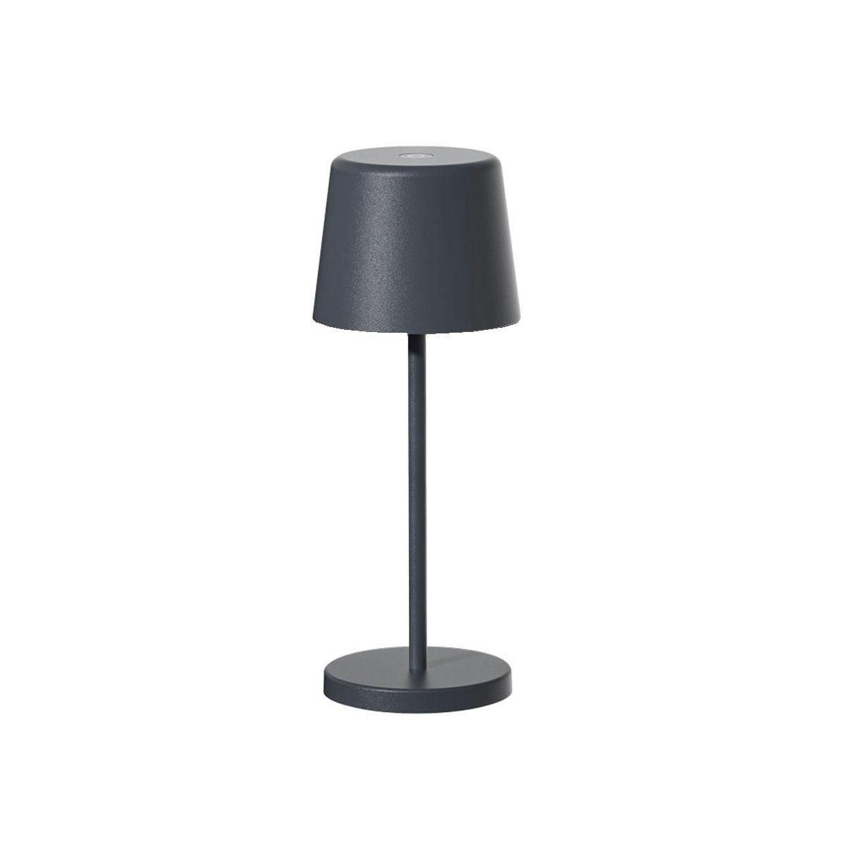 Lumisky 6 mini lampes avec plateau de chargement KELLY MINI Gris anthracite Aluminium H22cm
