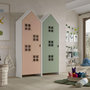 Voir la diapositive 2 : Paris Prix Pack - 2 Armoires Enfant  Casami Bruges  171cm Rose & Vert
