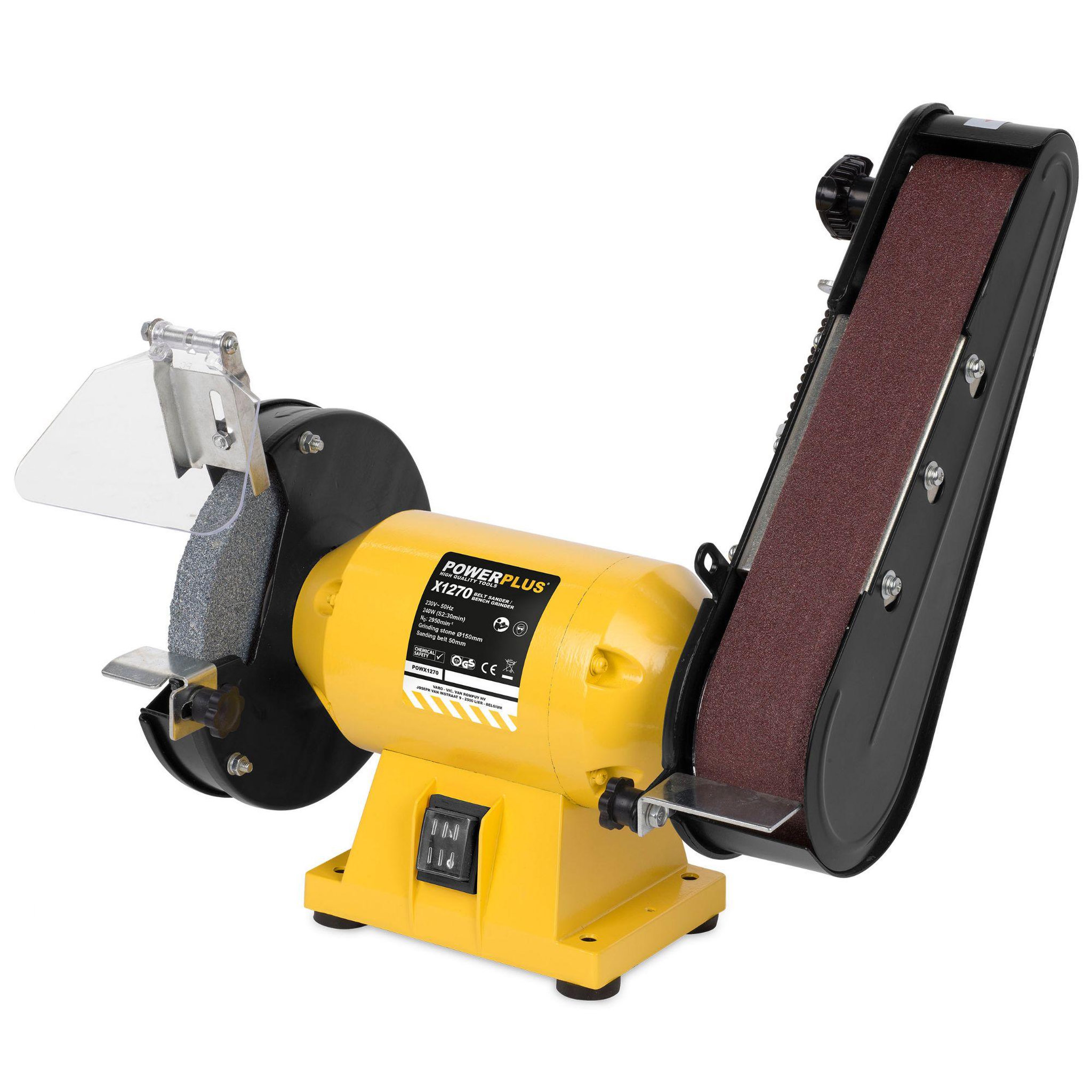POWERPLUS Touret à meuler/bande abrasive powerplus 240 watts