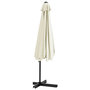 Voir la diapositive 5 : VIDAXL Parasol d'exterieur avec mat en acier 300 cm blanc sable