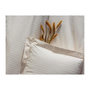 Voir la diapositive 2 : GENERIQUE Parure de lit - 129CTF24635 - 1 housse de couette 220 x 240 cm + 2 taies d'oreiller 60 x 60 cm - Satiné 100% coton - Écru