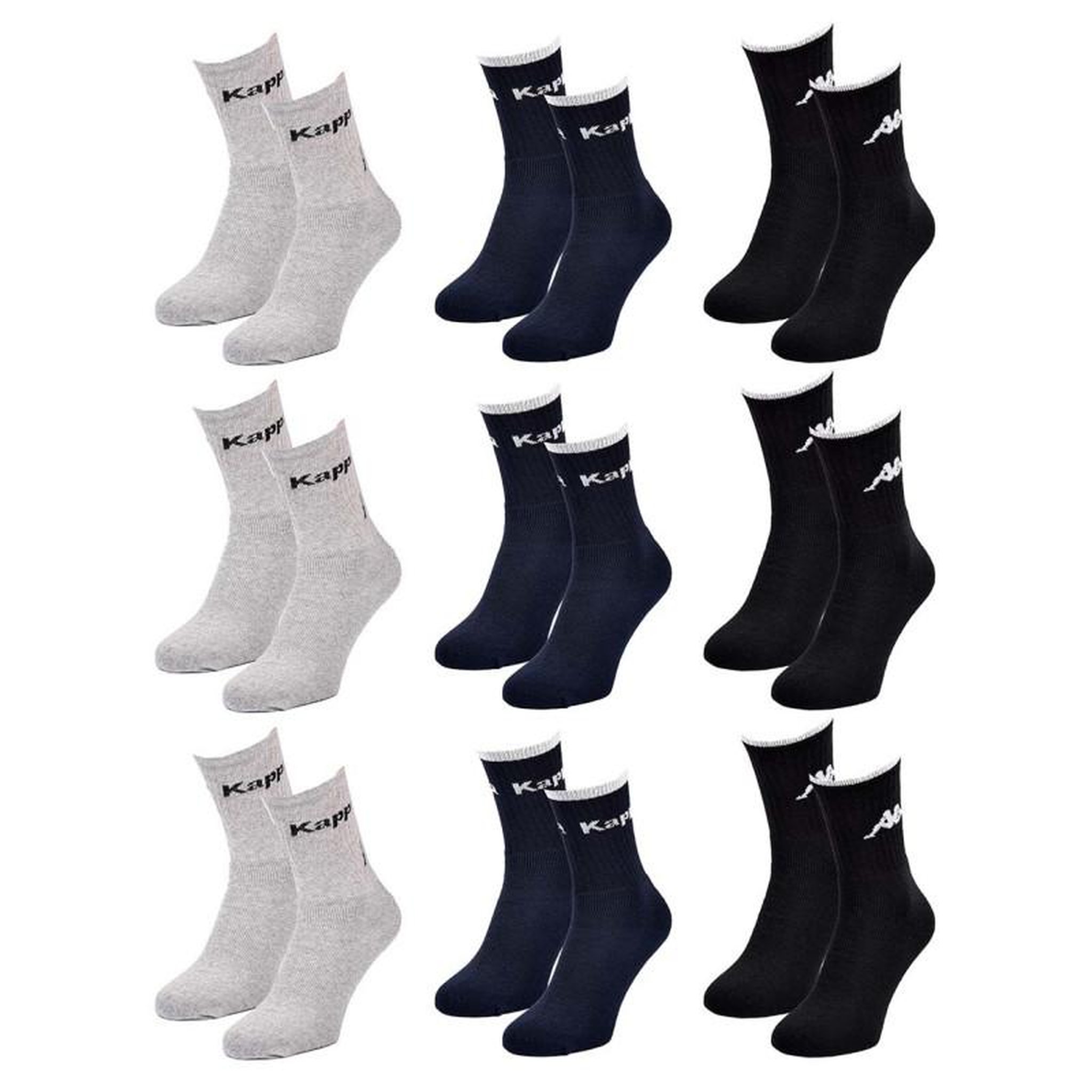 Voir la diapositive 2 : KAPPA Chaussettes KAPPA CREW