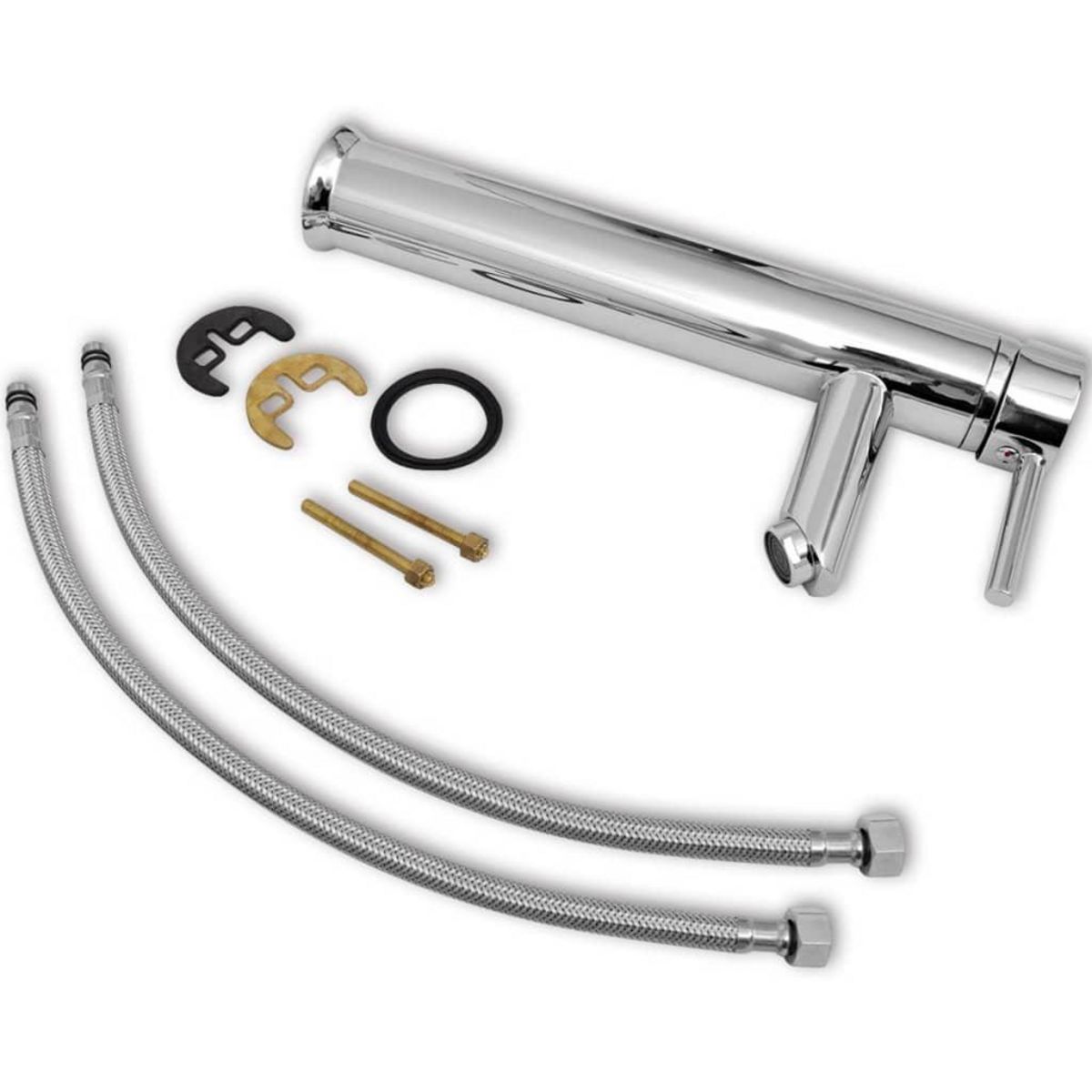 VIDAXL Mitigeur de salle de bain Laiton