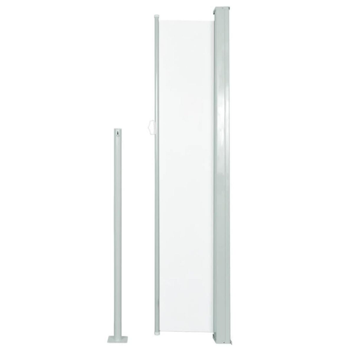 VIDAXL Auvent lateral retractable de patio 160x300 cm Creme