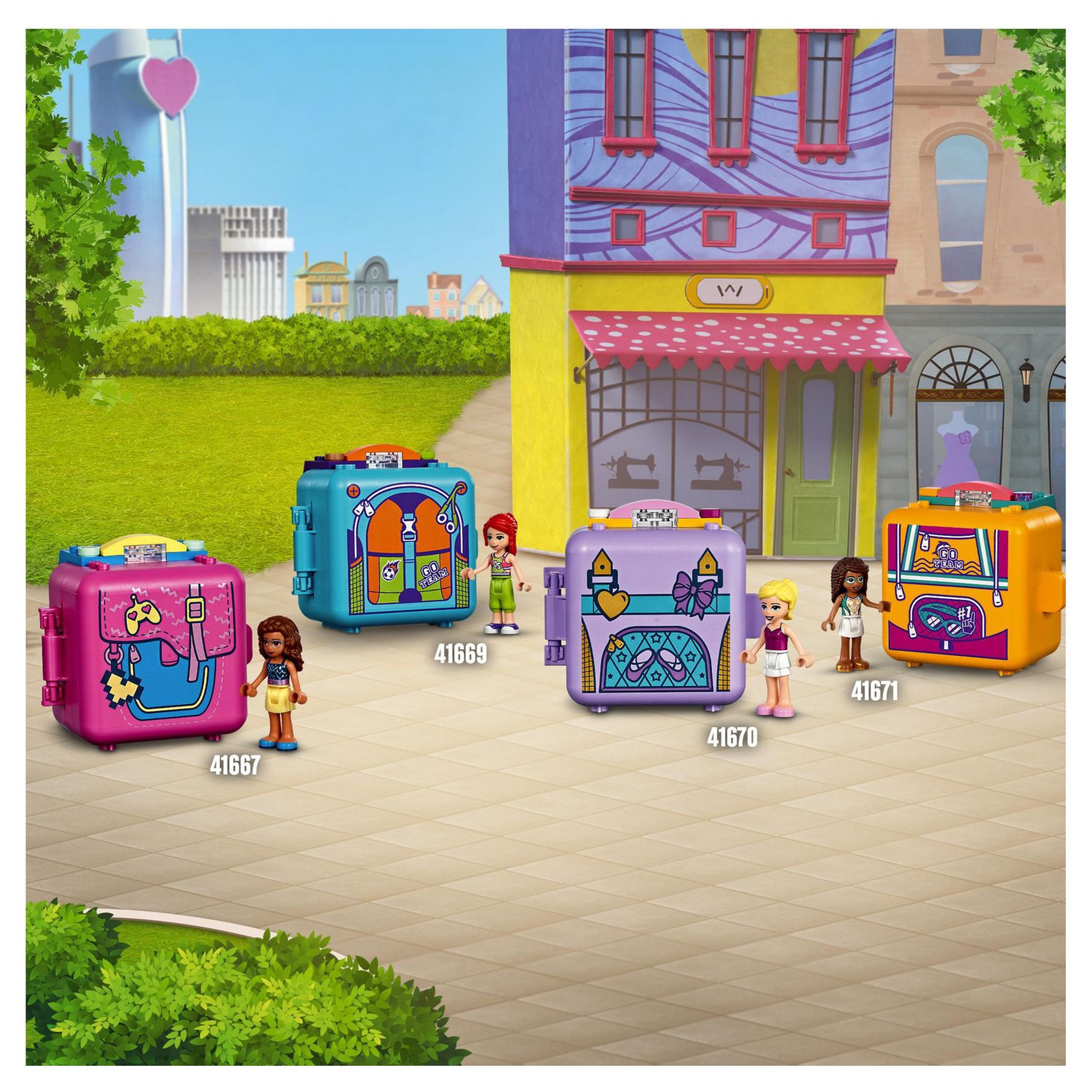 Voir la diapositive 6 : LEGO Friends 41668 - Emma's Fashion Cube dès 6 ans