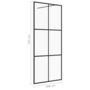 Voir la diapositive 6 : VIDAXL Paroi de douche avec verre ESG transparent 100x195 cm Noir
