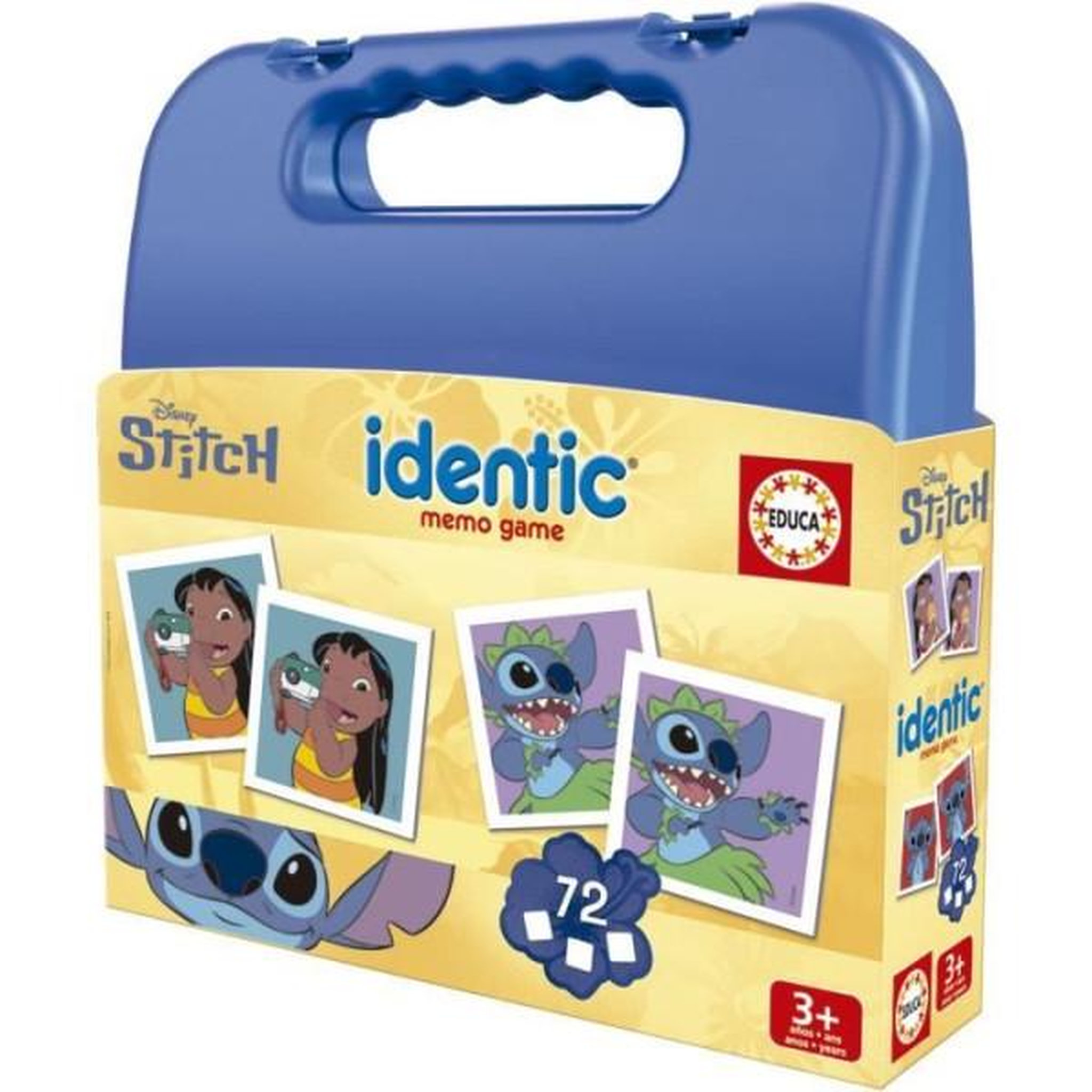 EDUCA Identic Stitch - Jeu de mémoire - EDUCA - 72 cartes, développe mémoire et attention - Des 3 ans