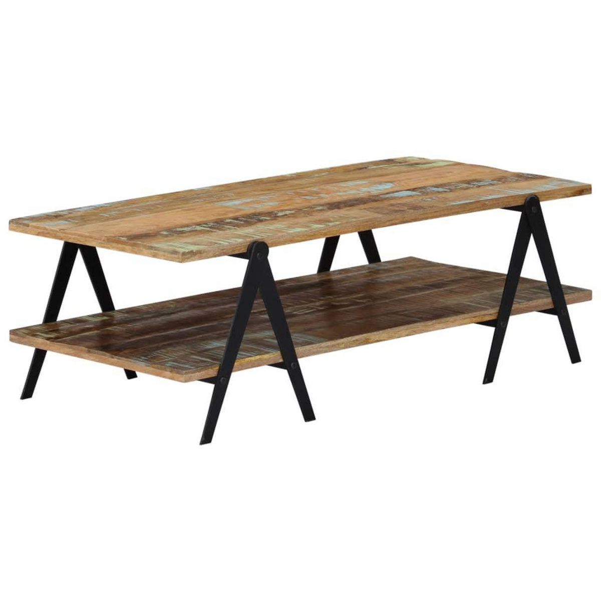 VIDAXL Table basse 115x60x40 cm Bois de recuperation massif
