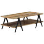 Voir la diapositive 1 : VIDAXL Table basse 115x60x40 cm Bois de recuperation massif