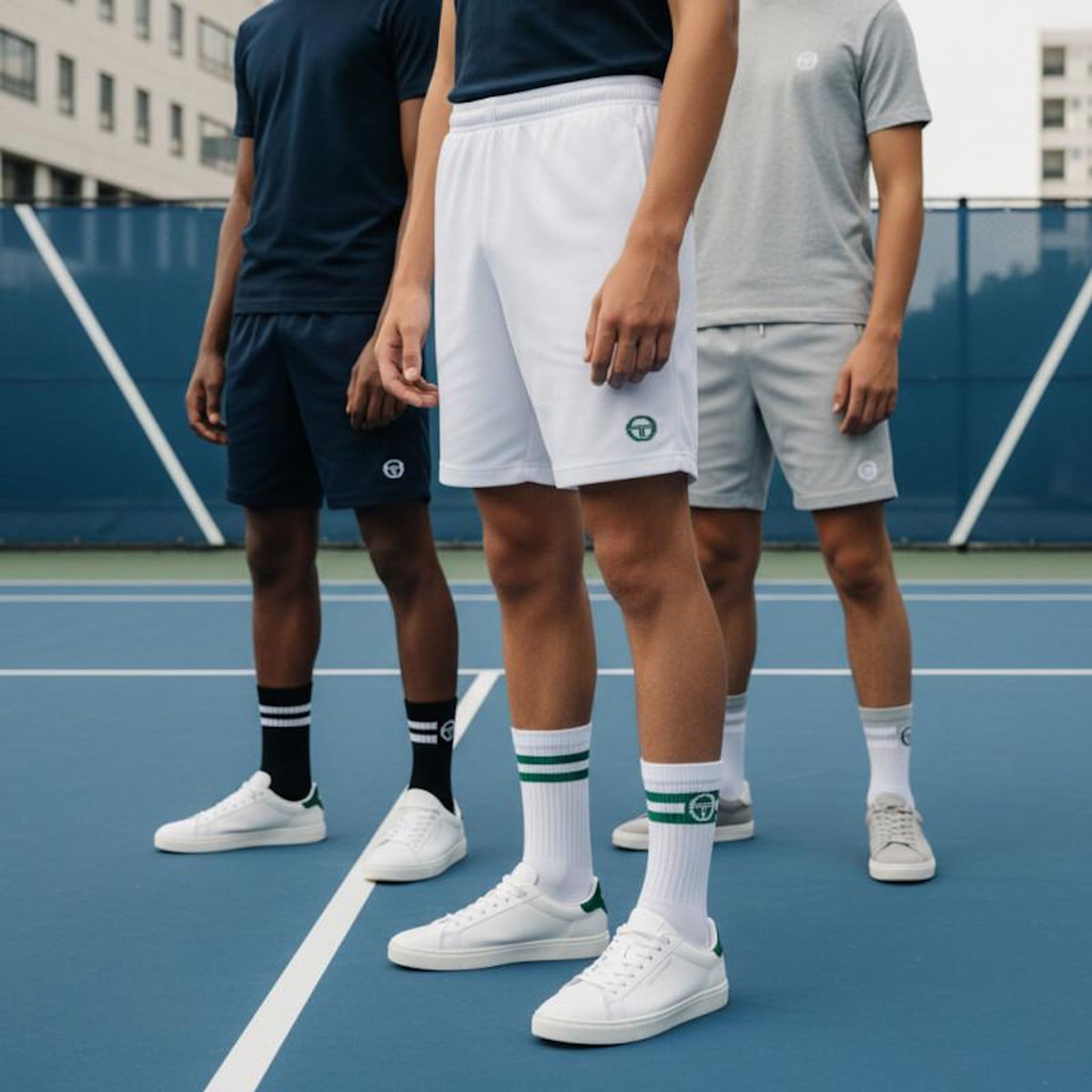 SERGIO TACCHINI Sergio Tacchini Pack de Chaussettes enfant Tennis Crew Lot de 9 Paires