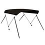 Voir la diapositive 2 : VIDAXL Auvent bimini a 2 arceaux noir 180x130x110 cm